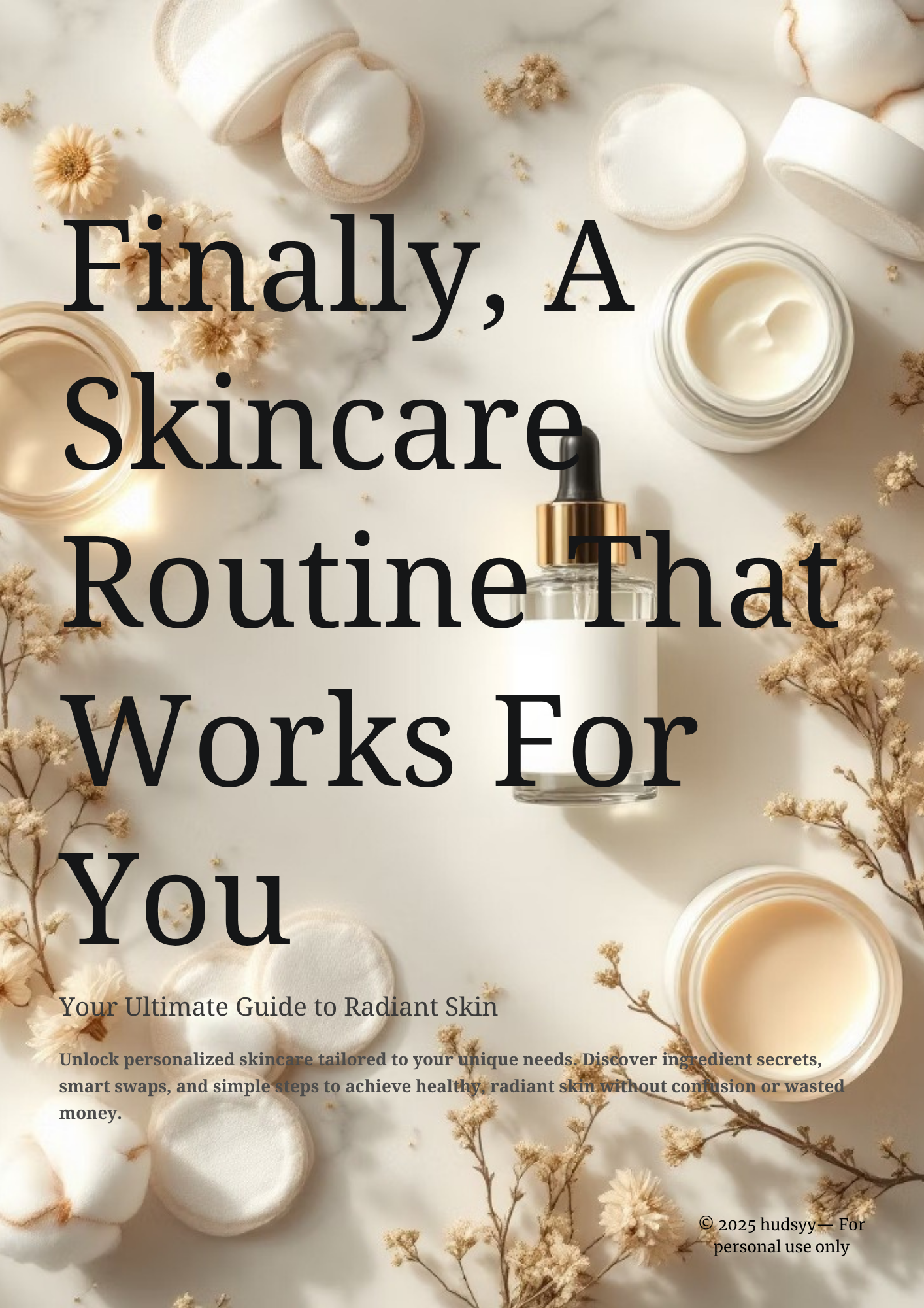 finally, a skincare routine that works for you ebook
